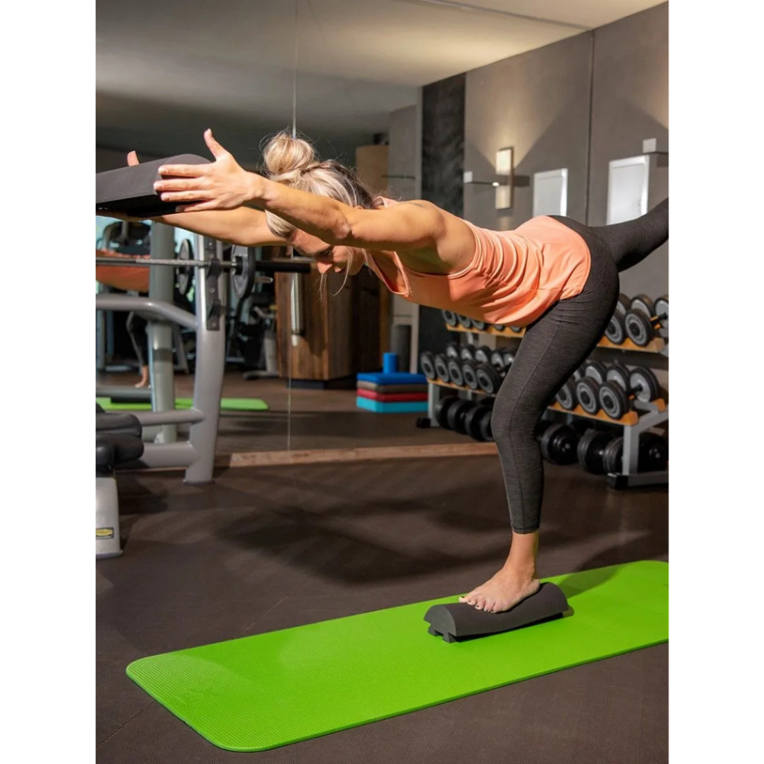 Airex Fitline 140 спортивний килимок для фітнесу, йоги, віджимань та гімнастичних вправ, професійний, нековзний