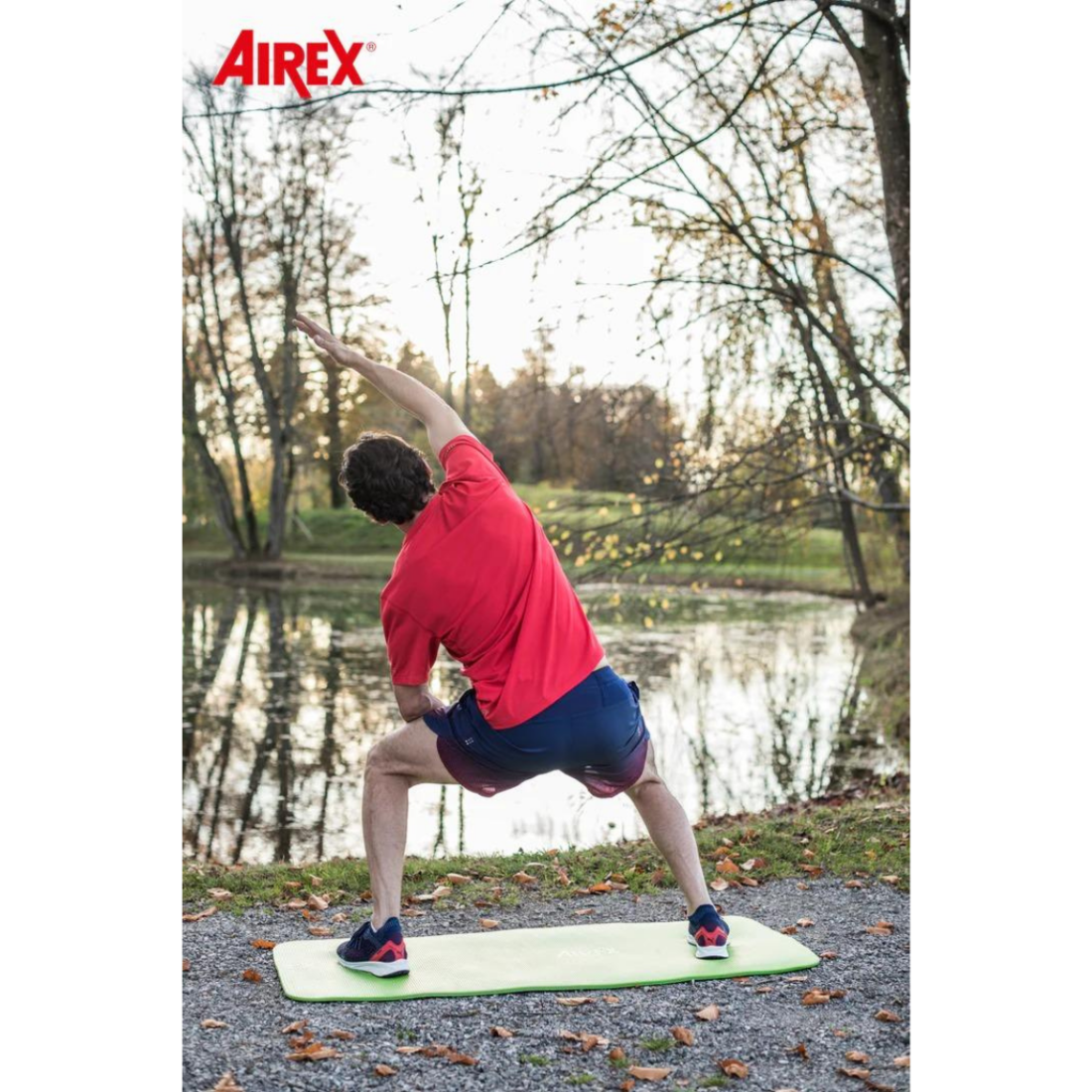Airex Fitline 140 спортивний килимок для фітнесу, йоги, віджимань та гімнастичних вправ, професійний, нековзний