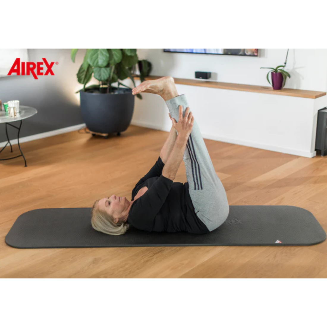 AIREX килимок для тренувань, фітнесу, пілатесу, реабілітації Coronella 185 антиковзний йога мат
