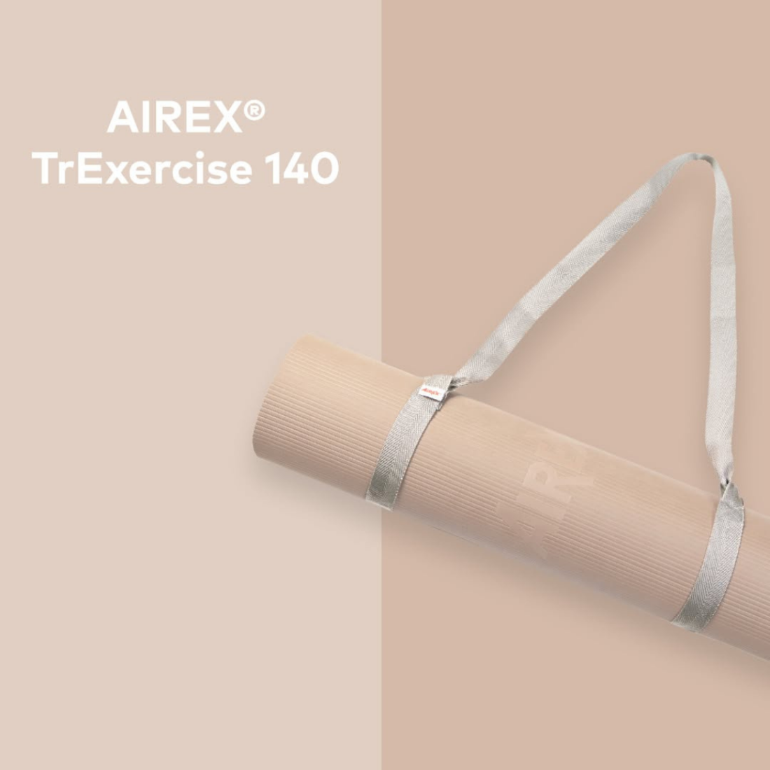 Airex TrExercise 140 килимок для тренувань, йоги, фітнесу, занять спортом вдома, дорожній тревел мат з ремінецем