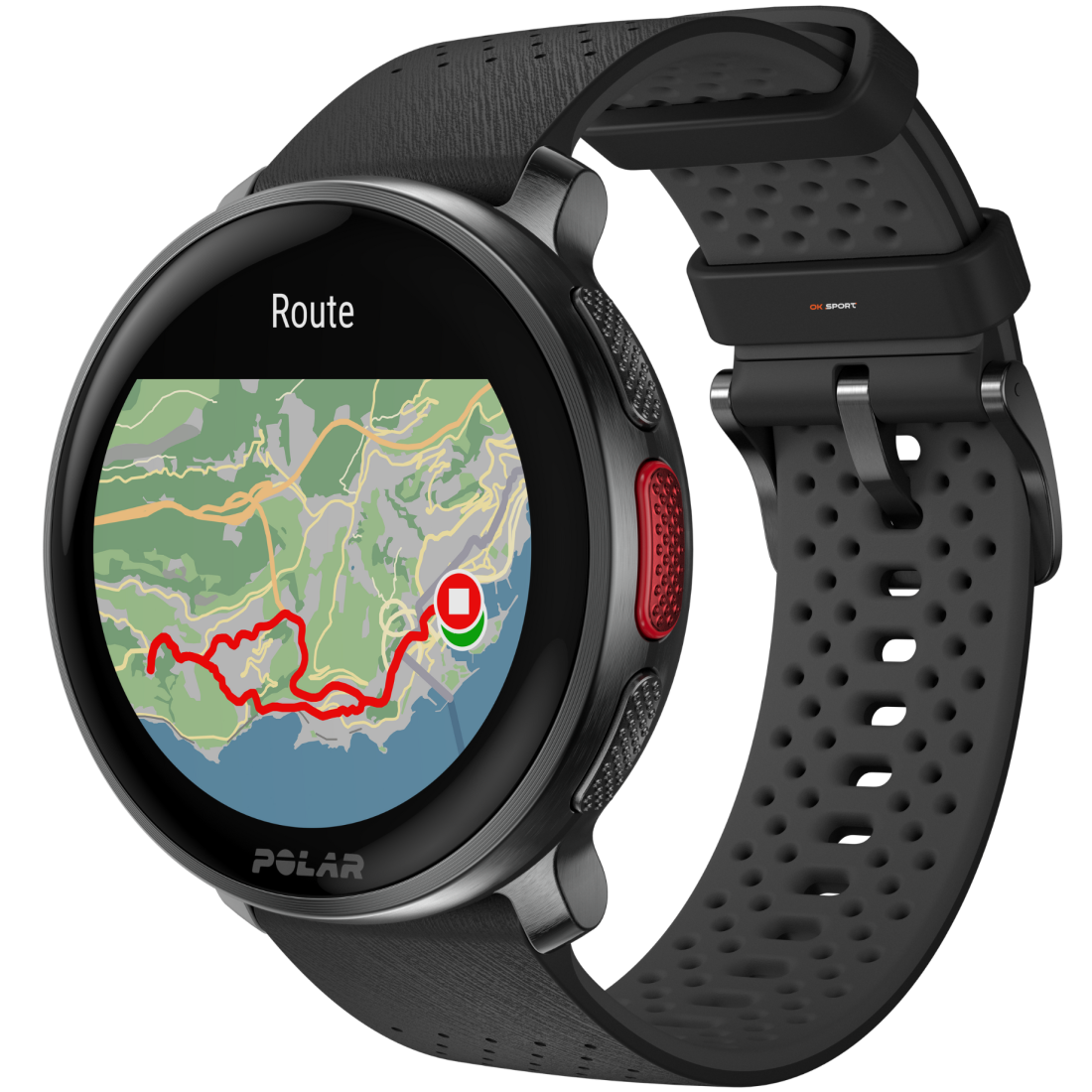 Polar Vantage V3 спортивний годинник смарт наручний чоловічий жіночий для бігу спортсменів плавання в басейні Night Black