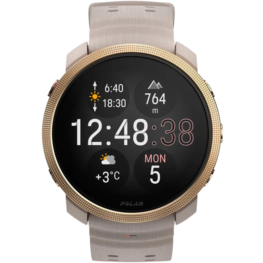Polar Vantage M3 розумний годинник Smart Multi-Sport Greige Sand 900112399