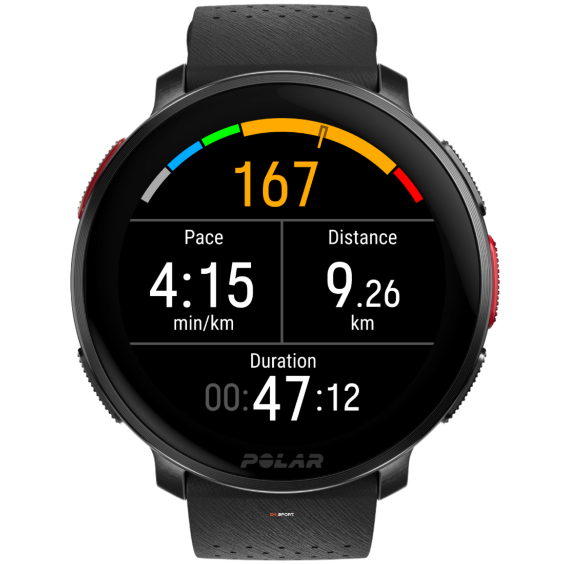 Polar Vantage V3 спортивний годинник смарт наручний чоловічий жіночий для бігу спортсменів плавання в басейні Night Black