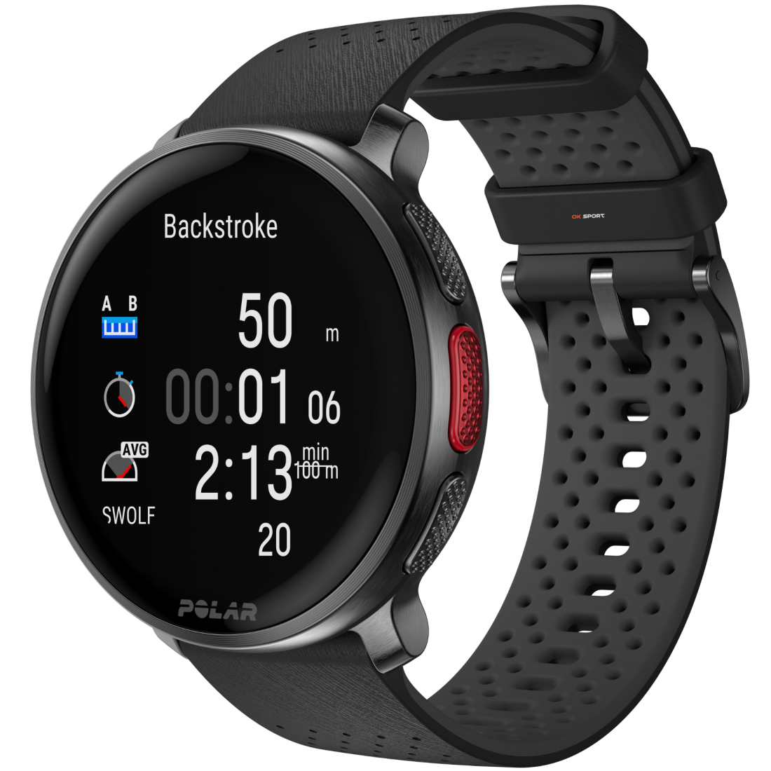Polar Vantage V3 спортивний годинник смарт наручний чоловічий жіночий для бігу спортсменів плавання в басейні Night Black