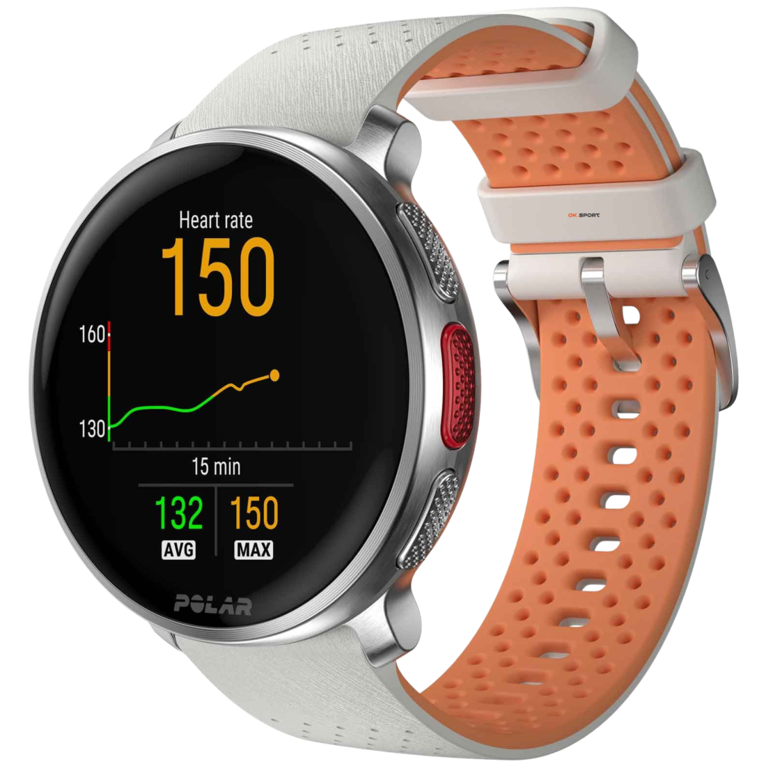 Polar Vantage V3 мультиспортивний годинник преміум-класу колір Sunrise Apricot