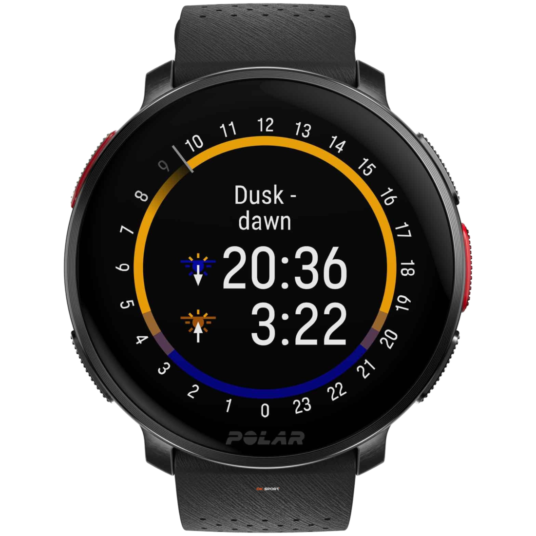 Polar Vantage V3 спортивний годинник смарт наручний чоловічий жіночий для бігу спортсменів плавання в басейні Night Black