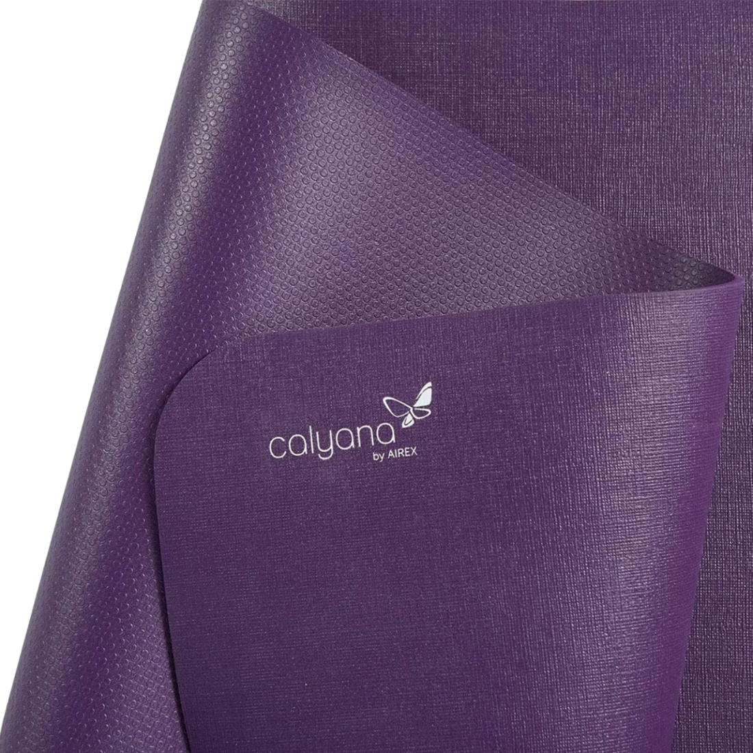Килимок для йоги неслизький професійний Airex Calyana Prime Yoga Mat 4,5 мм Фіолетовий