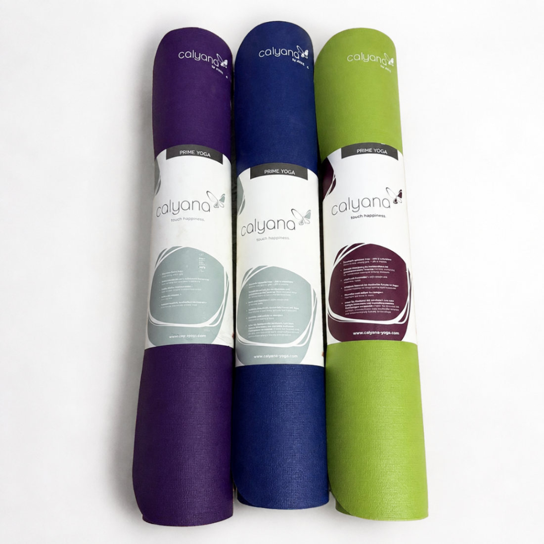 Килимок для йоги неслизький професійний Airex Calyana Prime Yoga Mat 4,5 мм Фіолетовий