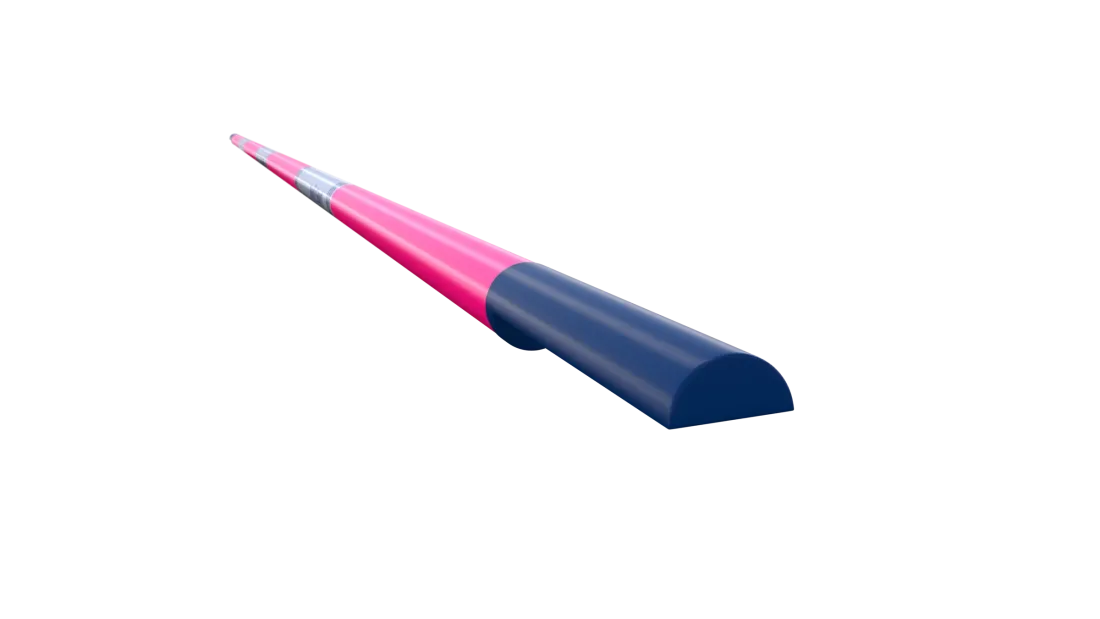 Планка для стрибків у висоту Nordic Sport High Jump Crossbar Anti-Roll 4 м, WA сертифікат