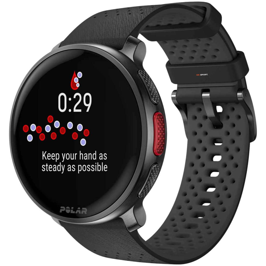 Polar Vantage V3 спортивний годинник смарт наручний чоловічий жіночий для бігу спортсменів плавання в басейні Night Black