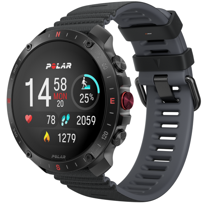 Polar Grit X2 Pro смарт-годинник для спорту бігу водонепроникний Black 900110283