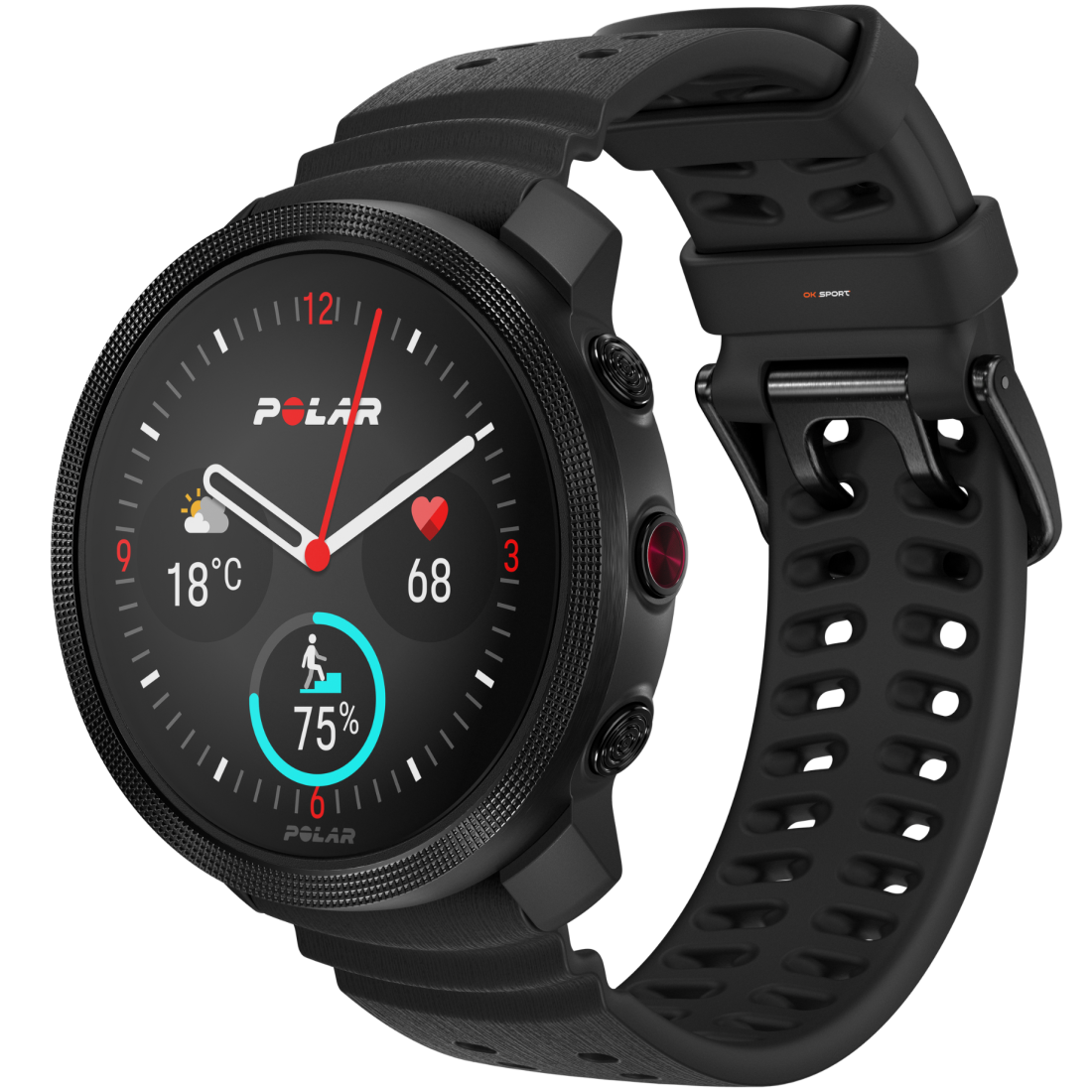 Polar Vantage M3 спортивний смарт-годинник для бігу, плавання, фітнесу Black 900112398