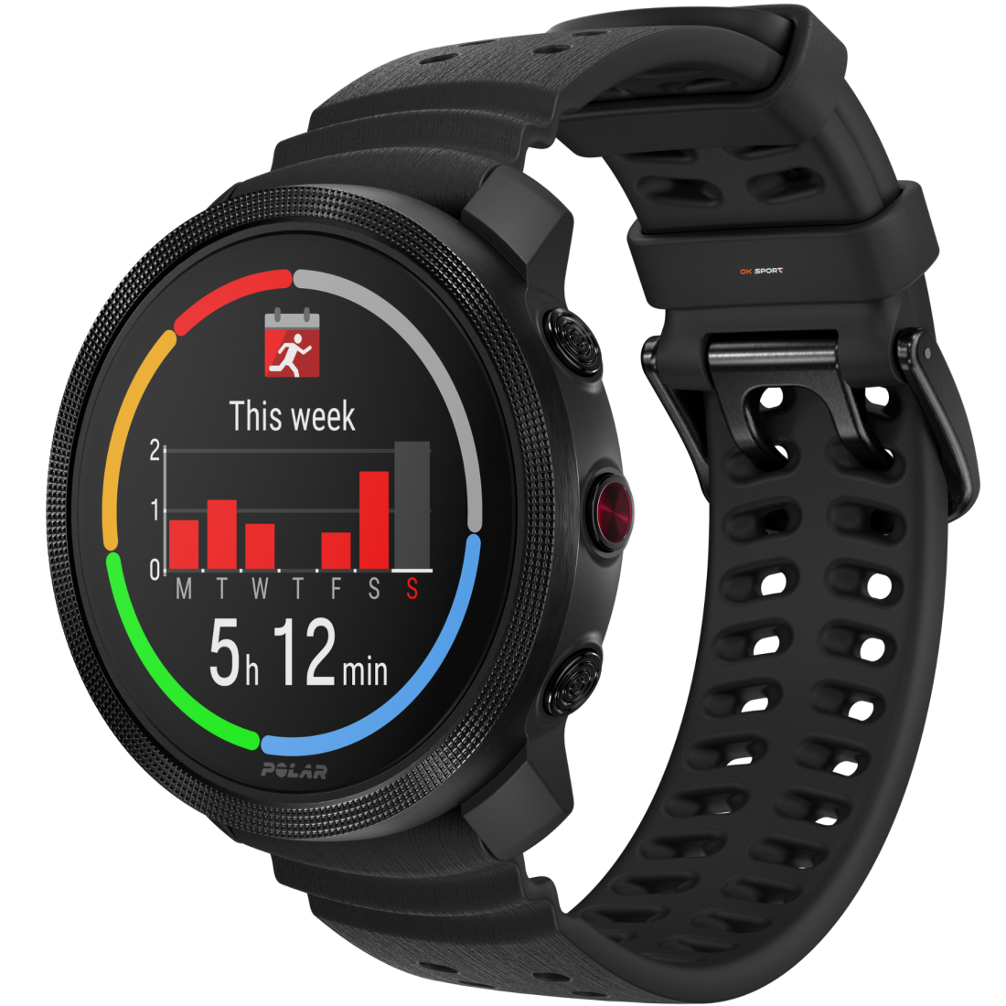 Polar Vantage M3 спортивний смарт-годинник для бігу, плавання, фітнесу Black 900112398