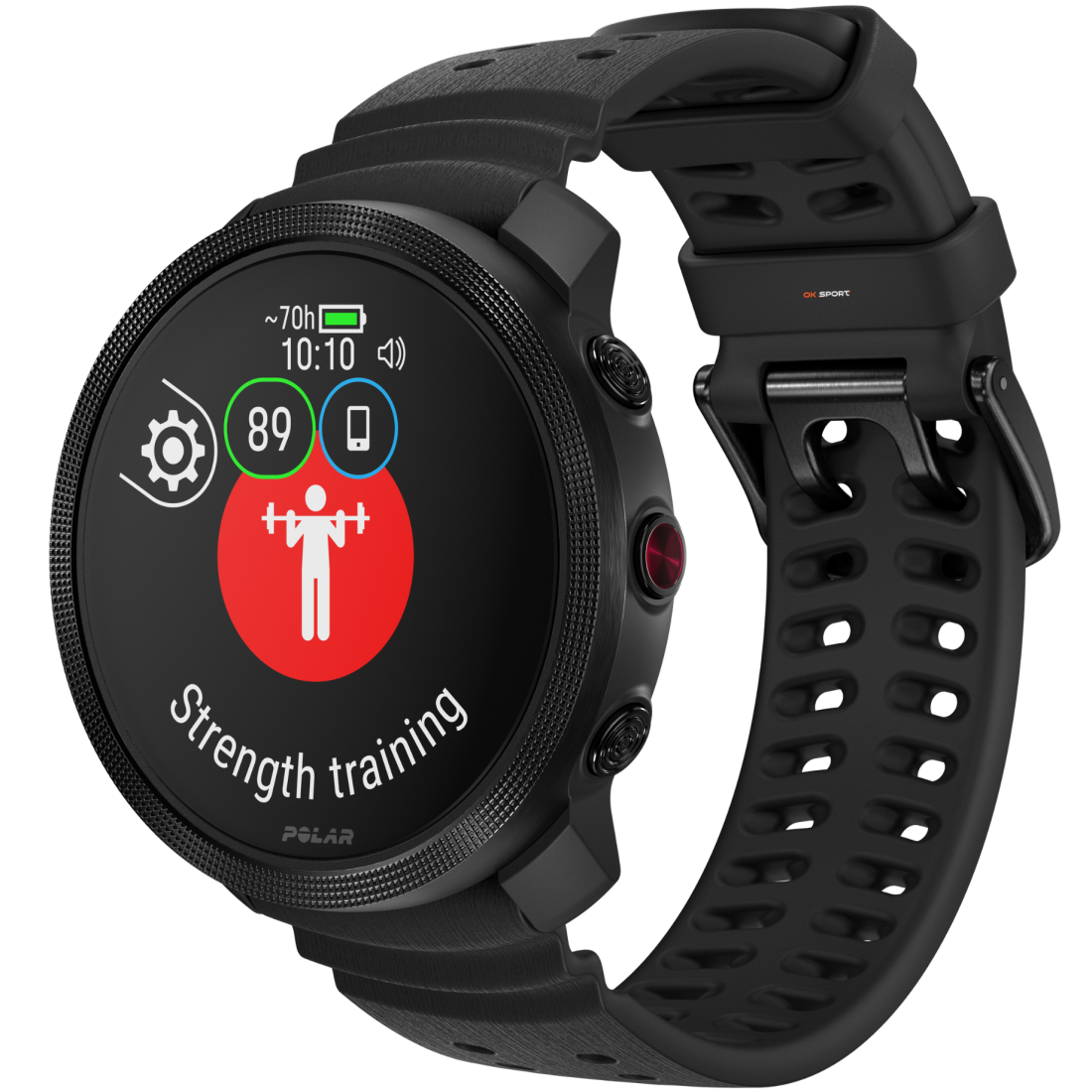 Polar Vantage M3 спортивний смарт-годинник для бігу, плавання, фітнесу Black 900112398