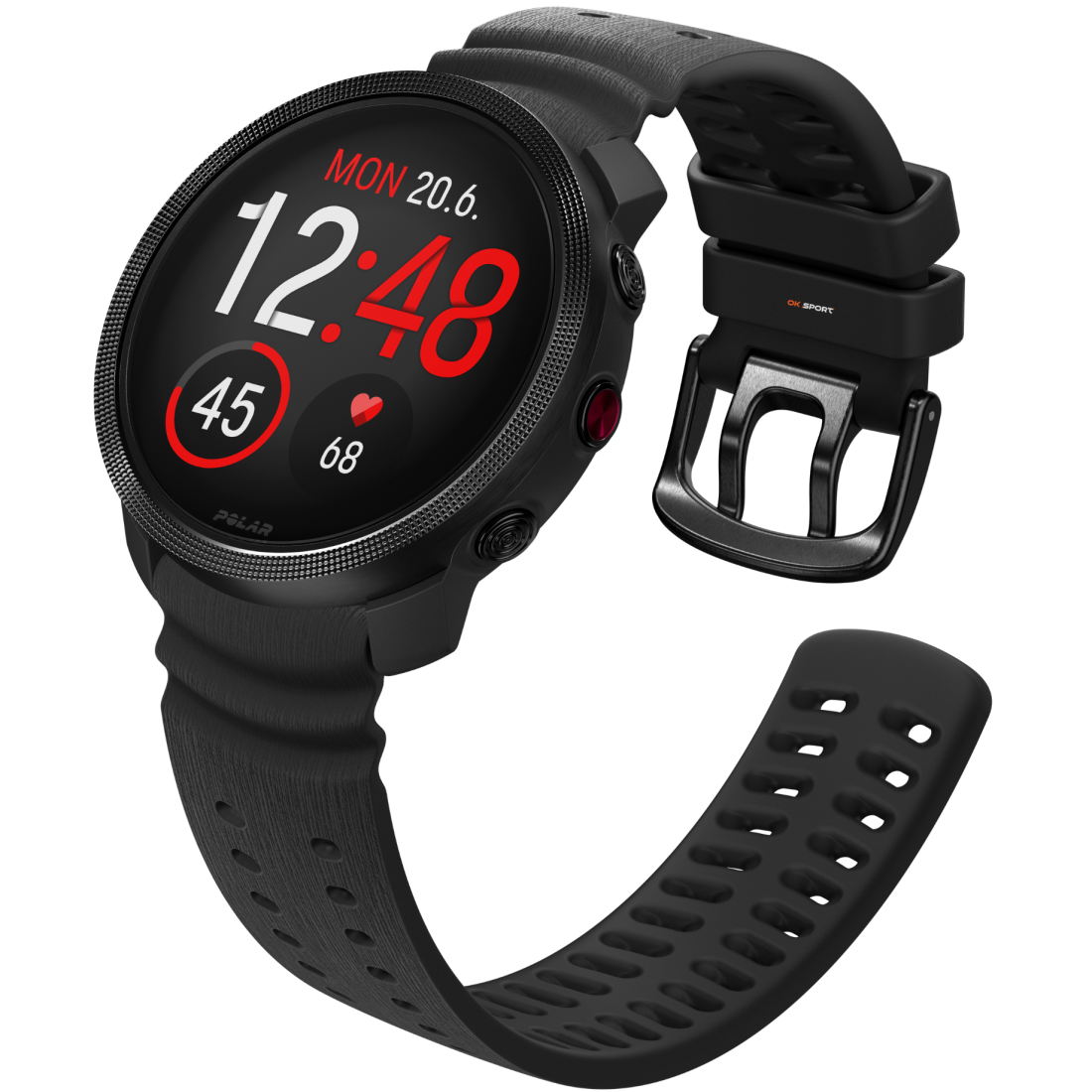 Polar Vantage M3 спортивний смарт-годинник для бігу, плавання, фітнесу Black 900112398