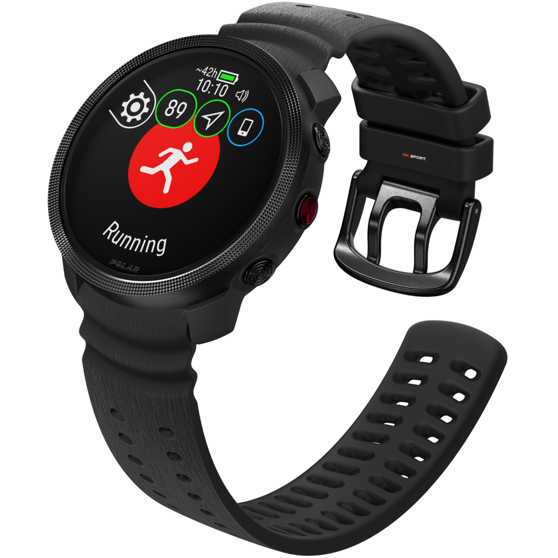 Polar Vantage M3 спортивний смарт-годинник для бігу, плавання, фітнесу Black 900112398