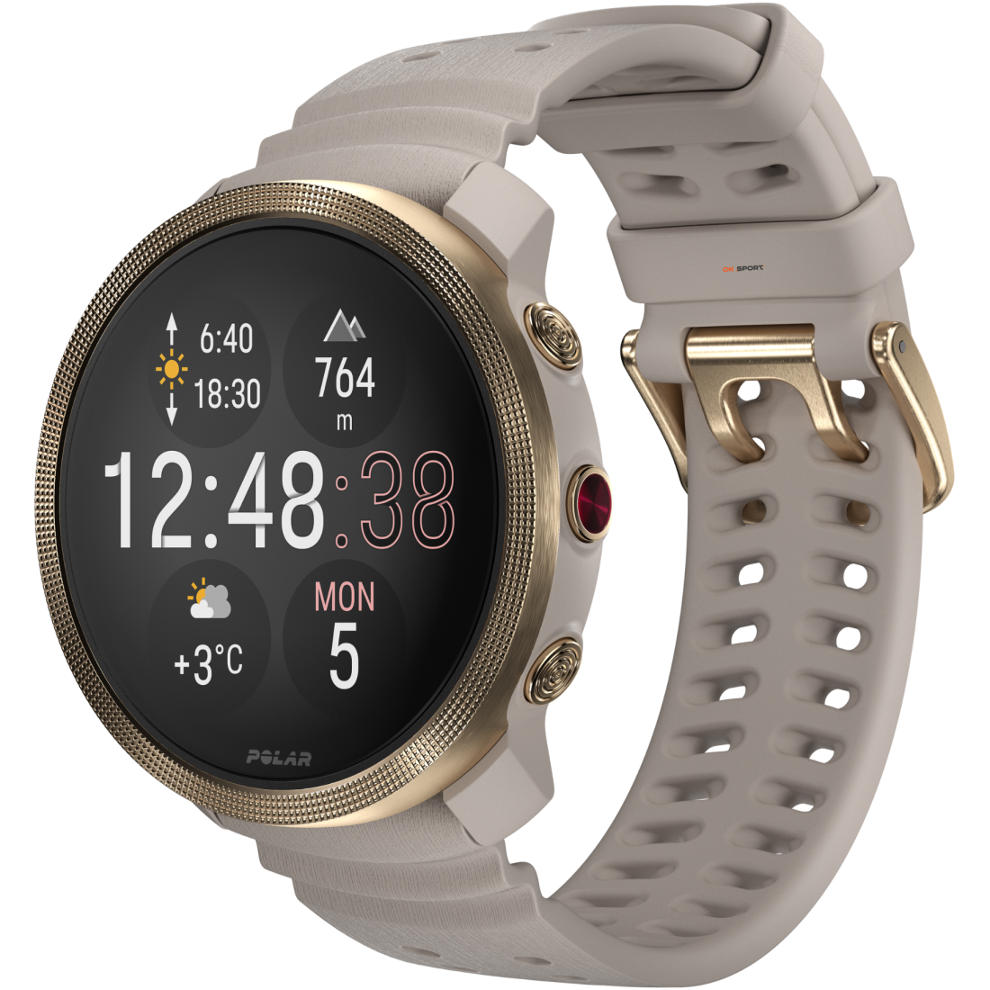 Polar Vantage M3 розумний годинник Smart Multi-Sport Greige Sand 900112399