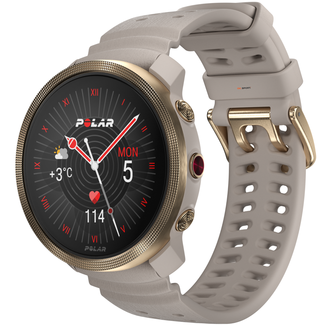 Polar Vantage M3 розумний годинник Smart Multi-Sport Greige Sand 900112399