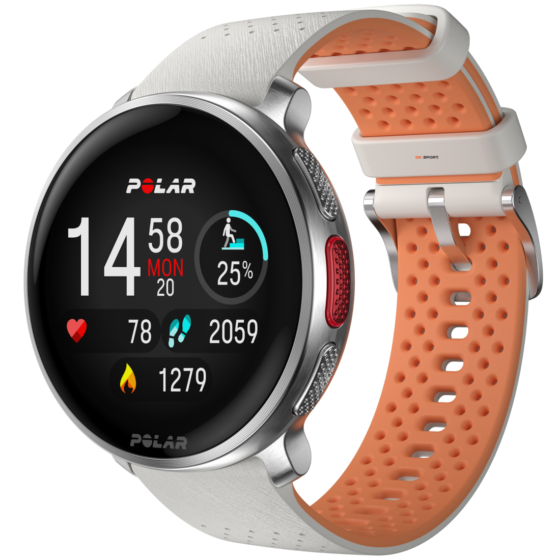 Polar Vantage V3 мультиспортивний годинник преміум-класу колір Sunrise Apricot