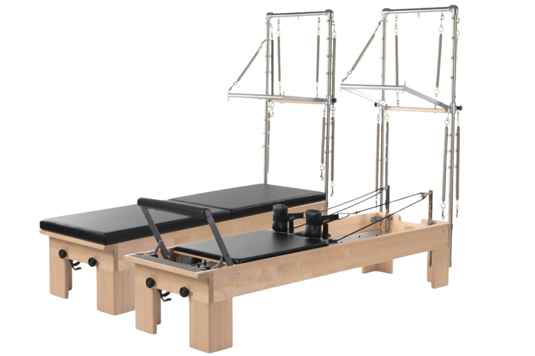 Реформер для пілатесу з вежею та матом Balanced Body Studio Reformer Revo MTO (BB-11949C-Storm, сірий)