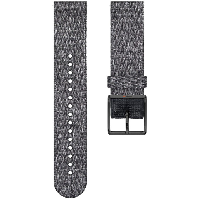 Polar ремінець для годинника 20 мм Black еко-текстиль Woven Wristband 91080476 S-M
