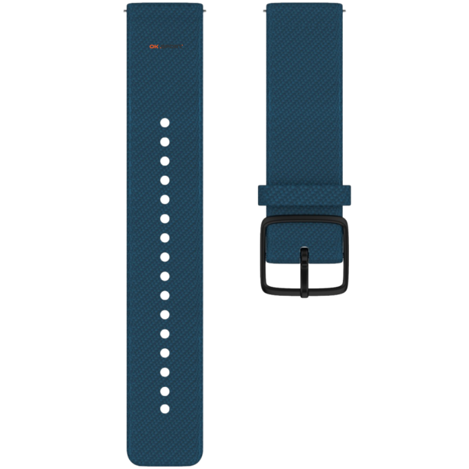 Polar ремінець для годинника 22 мм Petrol еко-текстиль Vantage M Woven Wristband 91071760 M-L