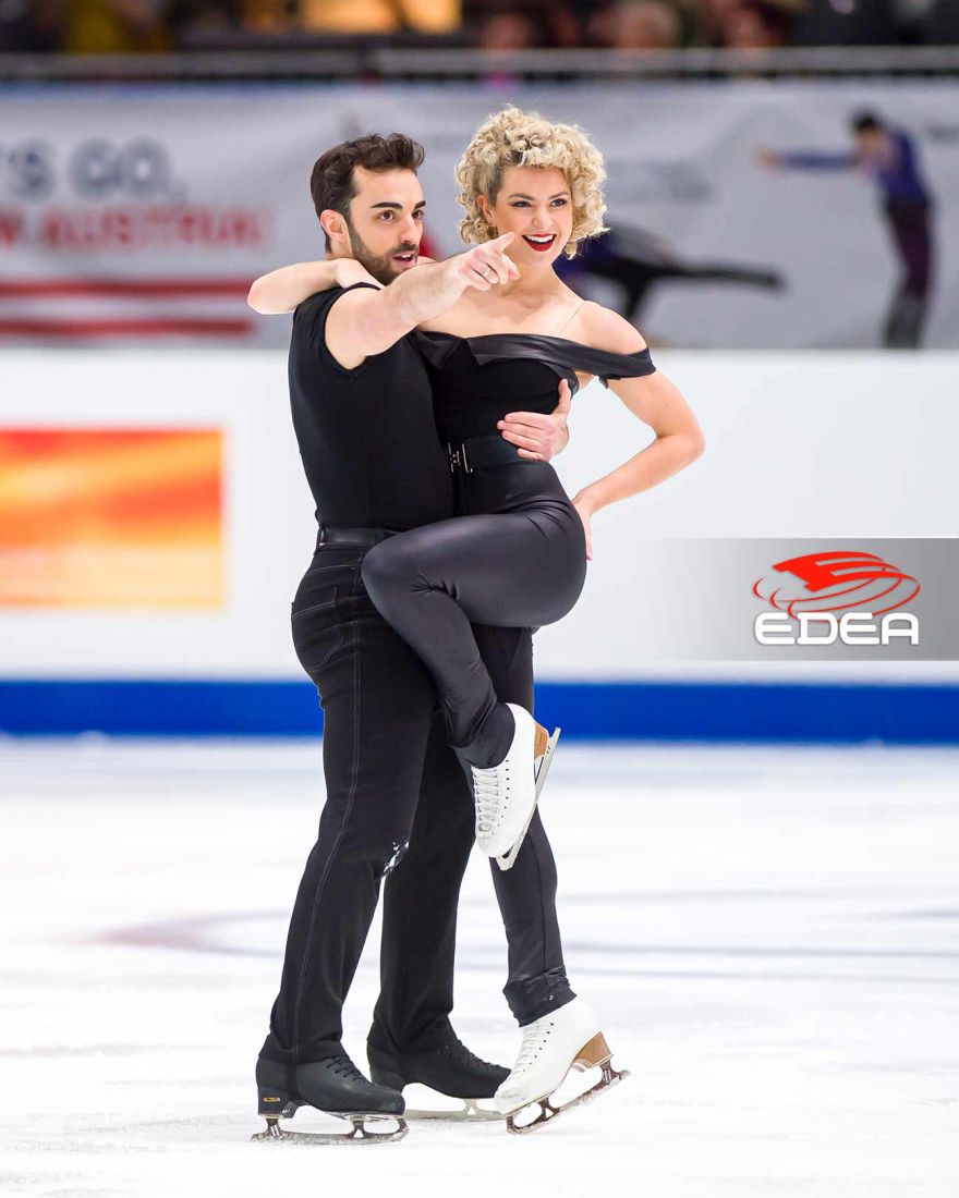 Ковзани для фігурного катання професійні Edea Flamenco Ice, Black, 295C