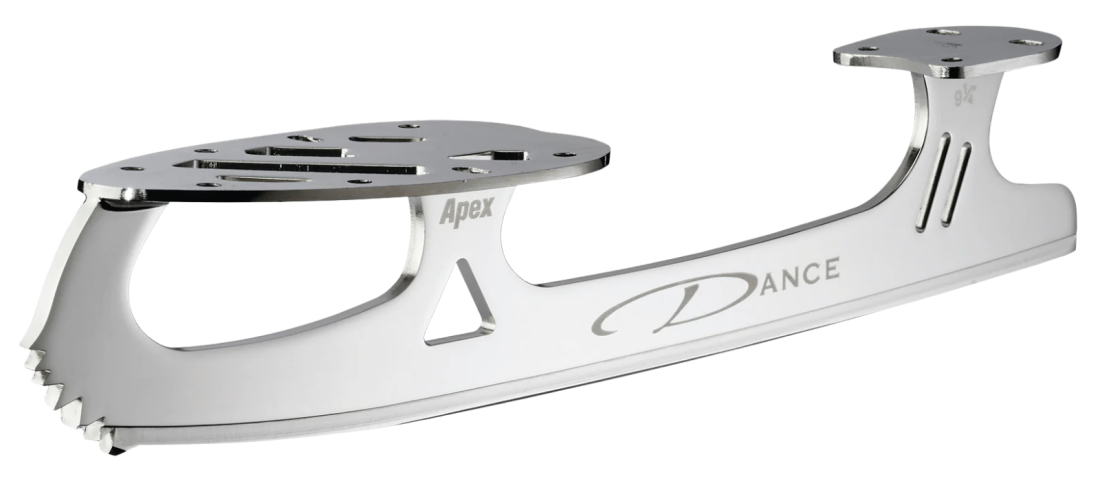 Леза для фігурних ковзанів професійні Ultima Apex Dance TB115 Silver для танців на льоду