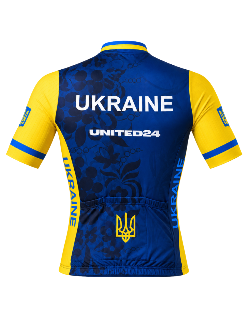 Велоджерсі чоловіче з коротким рукавом Veloplus TEAM UKRAINE