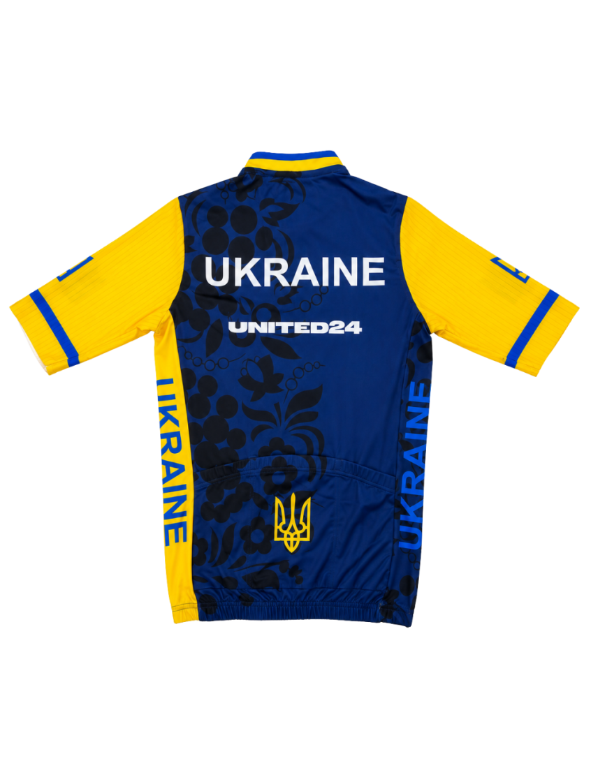 Велоджерсі чоловіче з коротким рукавом Veloplus TEAM UKRAINE