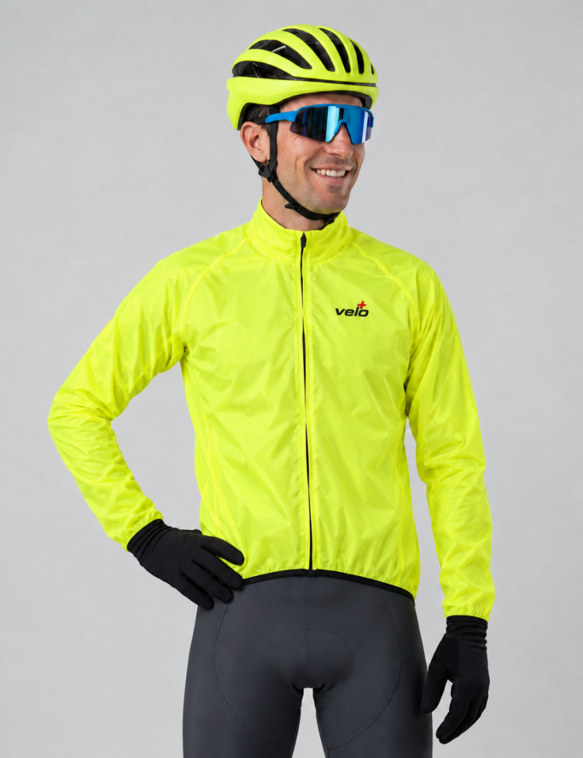 Вітрівка велосипедна чоловіча, дощовик Veloplus Mantellina
