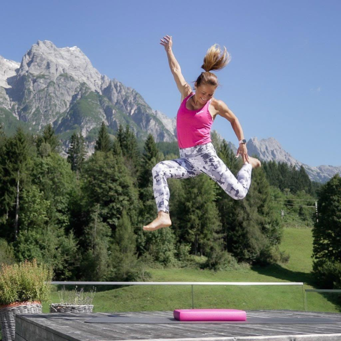 Airex Fitline 140 килимок для фітнесу 10 мм професійний для фізичних вправ на підлозі та тренувань, протиковзкий мат